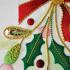 Bluebird Embroidery Company Goldwork And Silk Shading Christmas Spray
